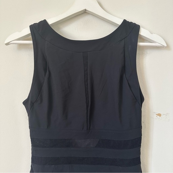 SHAN Black Onyx High Neck Underwire One Piece Bathing Suit Size 8 - Picture 6 of 8